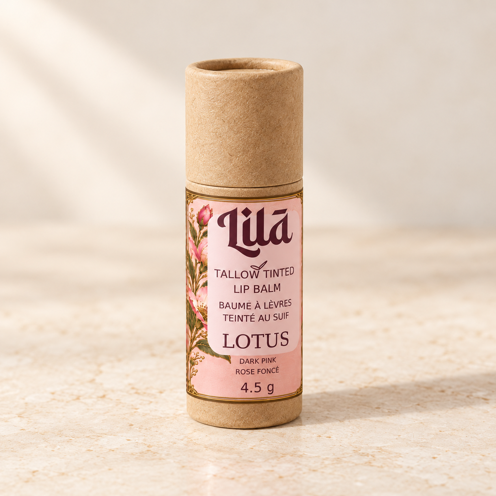 Lilā Lotus — Dark Pink Tinted Lip Balm